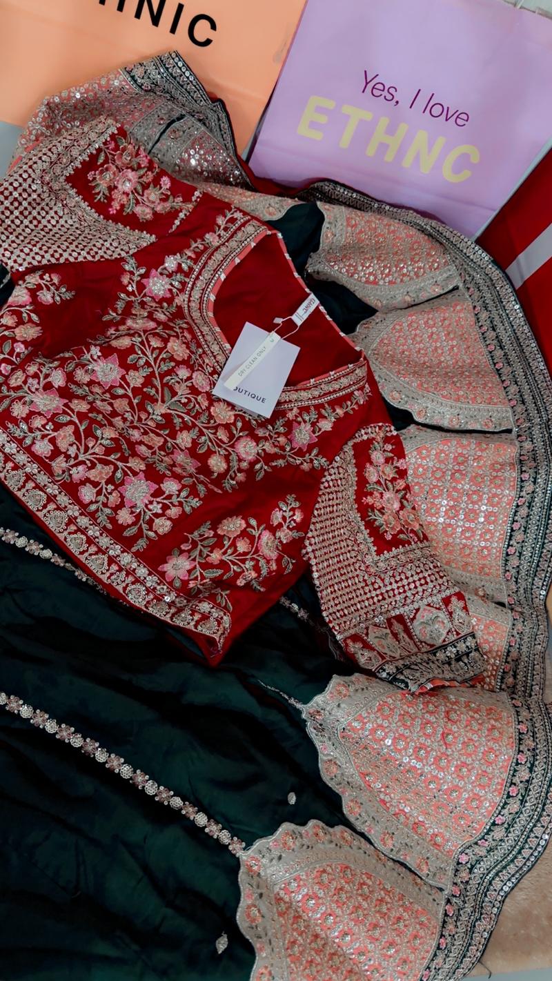 Ethnc botique Lengha sale price 23500 retails 49990