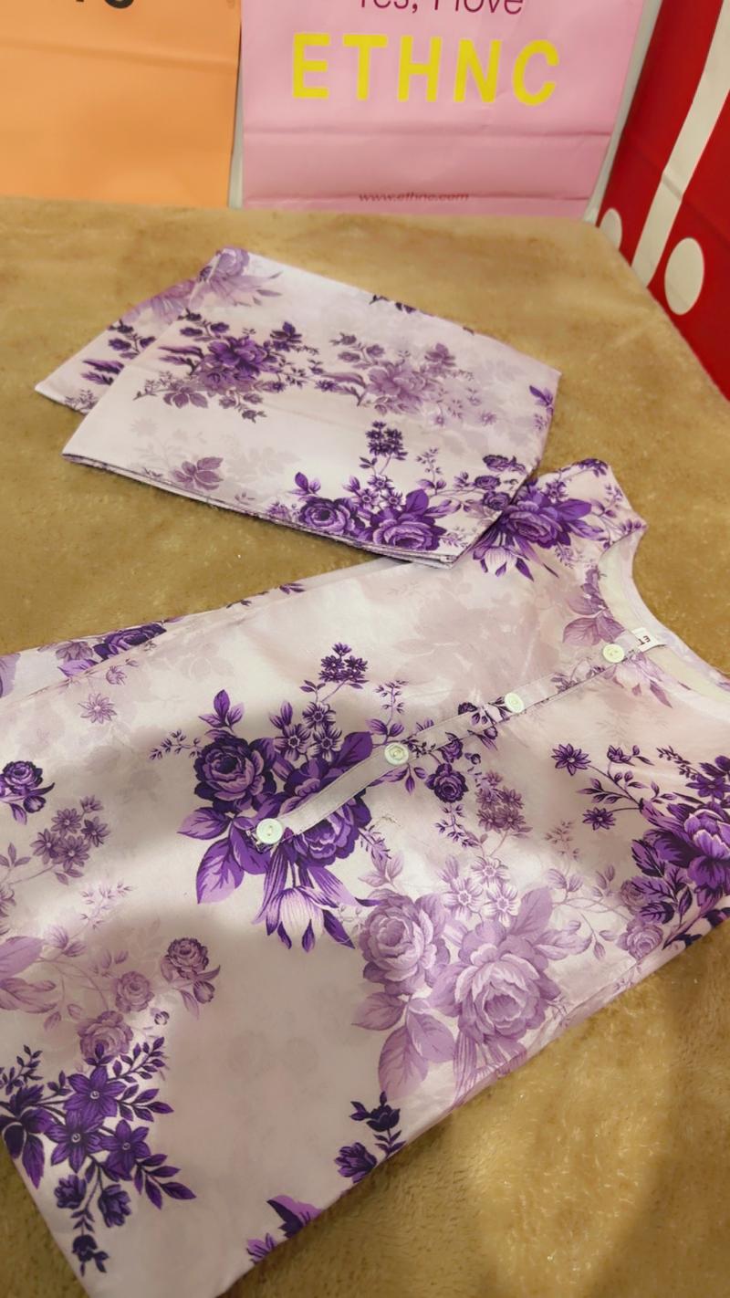 Purple white 2pc 3950