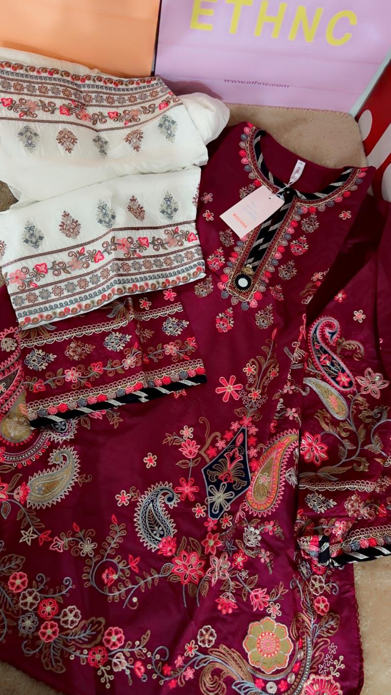 Ethnc new arrival Mehroon 8900