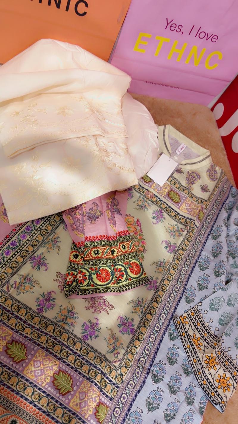 Multi 5950 with Farshi shalwar