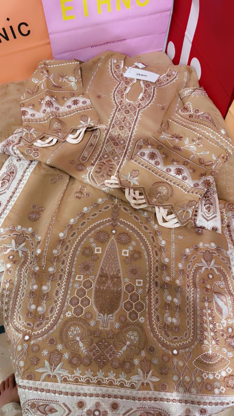 Fresh Ethnic long shirt heavy embroidered 