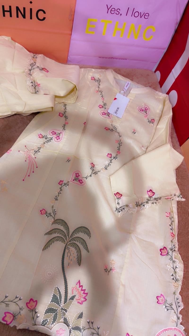 Ethnc embroidery new arrival lemon