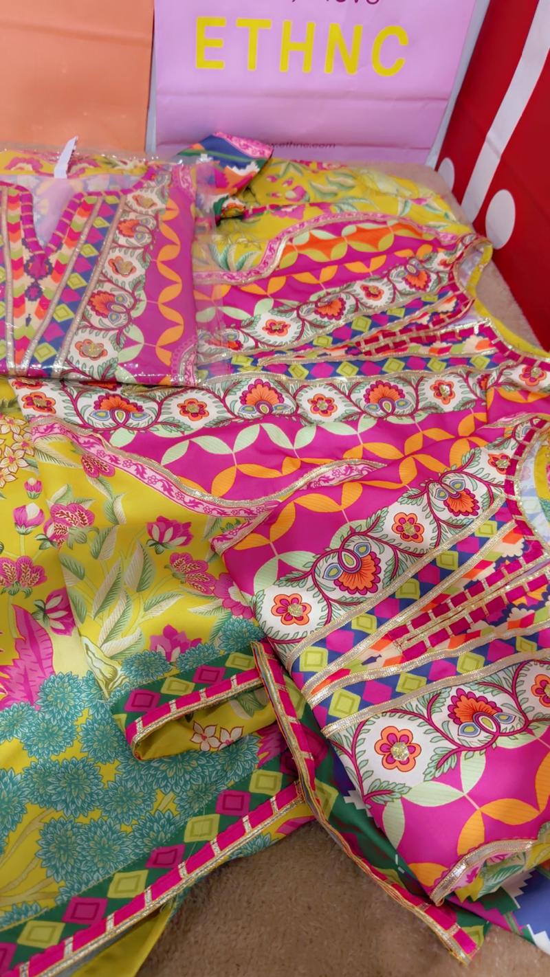 Yellow 4950 long kaftan shirt