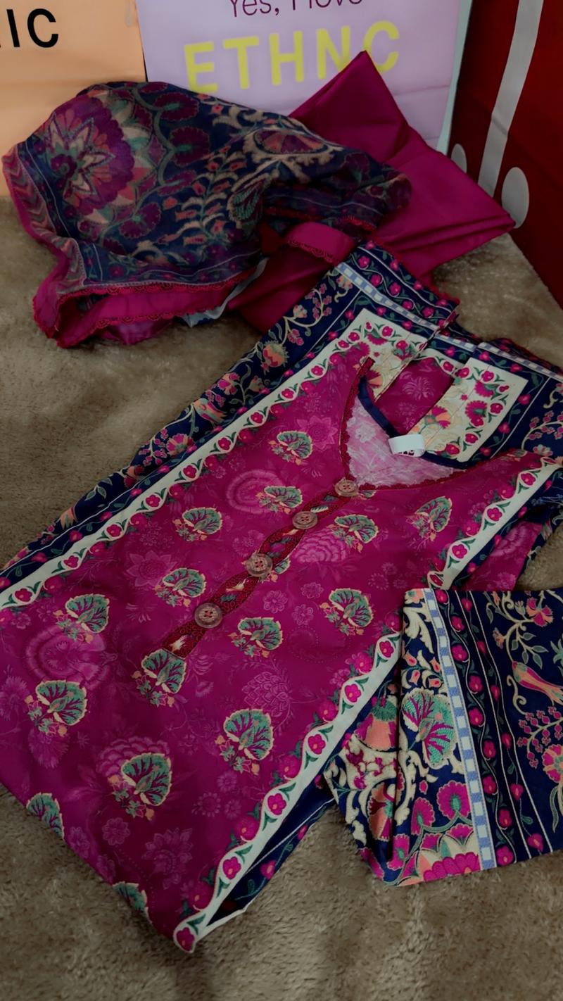 4950 3pc Ethnc cambric lawn sample