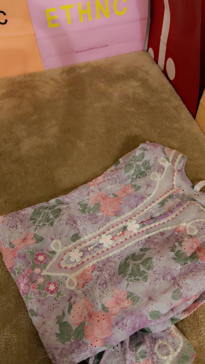 Lilac ethnic bfresh shirt 