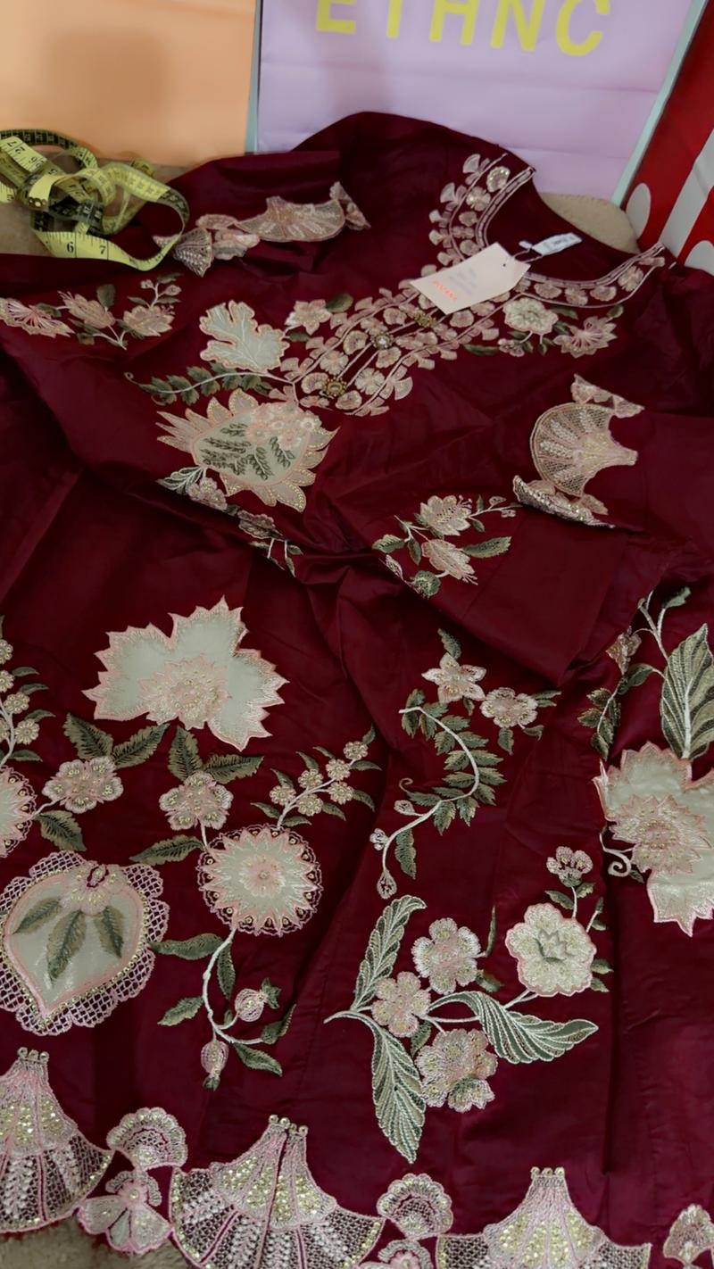 Ethnic new arrival 2pc mehroon