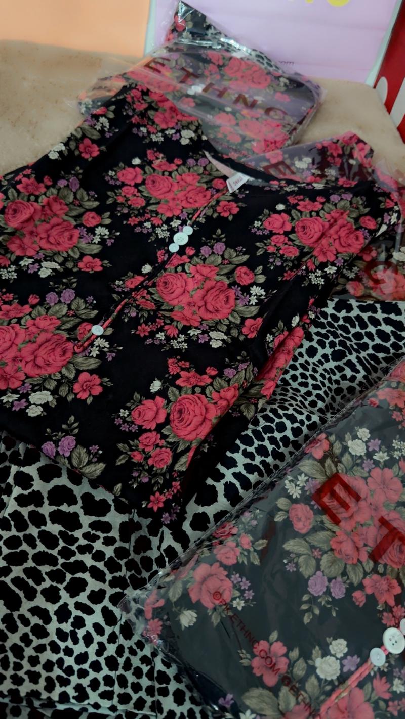 Ethnc 2pc 4950 floral cheeta