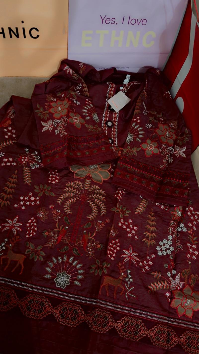 Ethnic new arrival kaftan Mehroon 6950