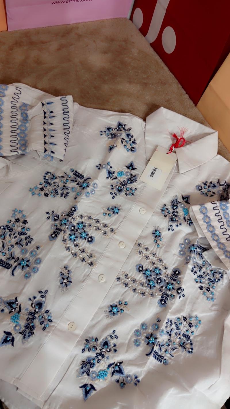 Hand emblished shirt 
