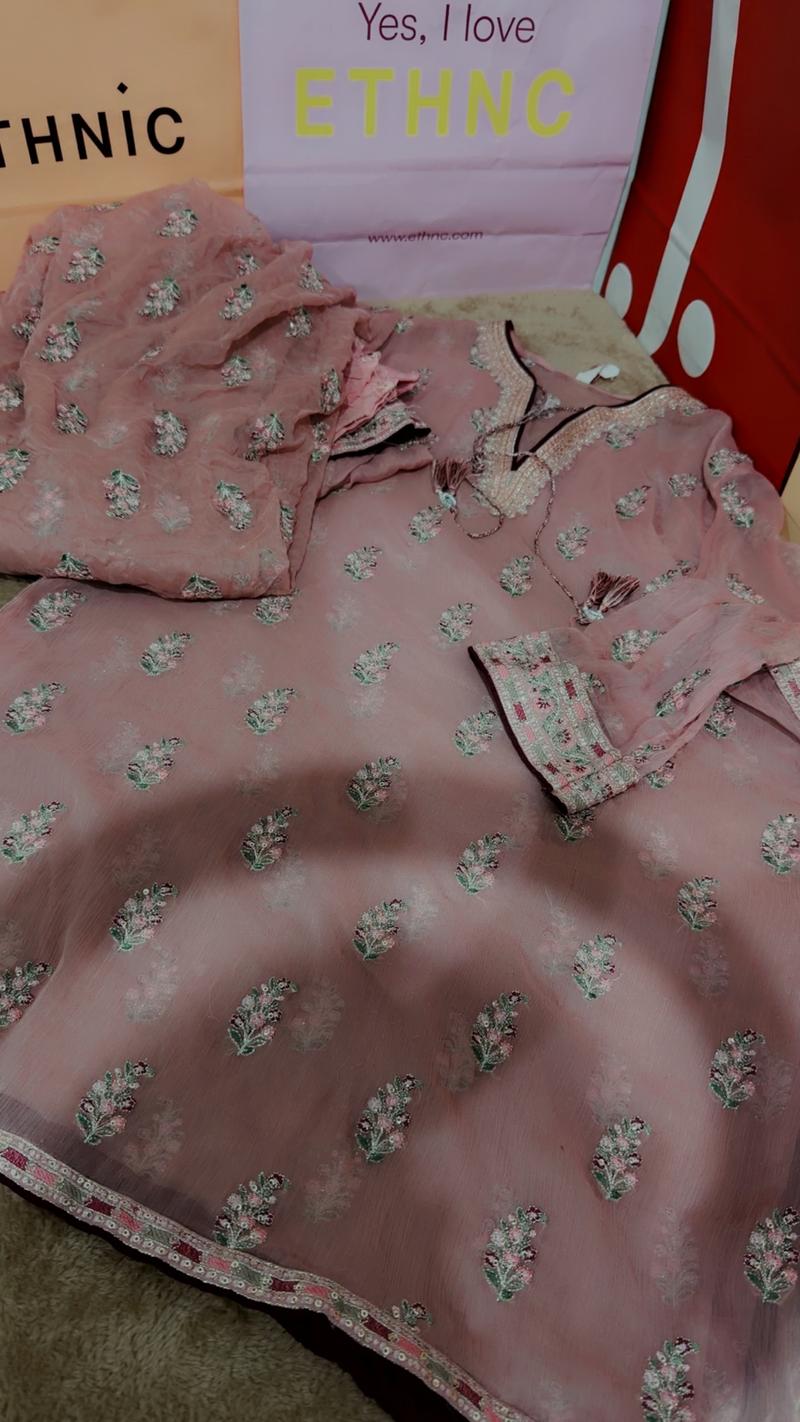 Unstitch chiffon 