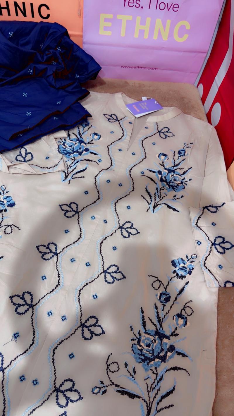 Ethnc new arrival lawn embroidery
