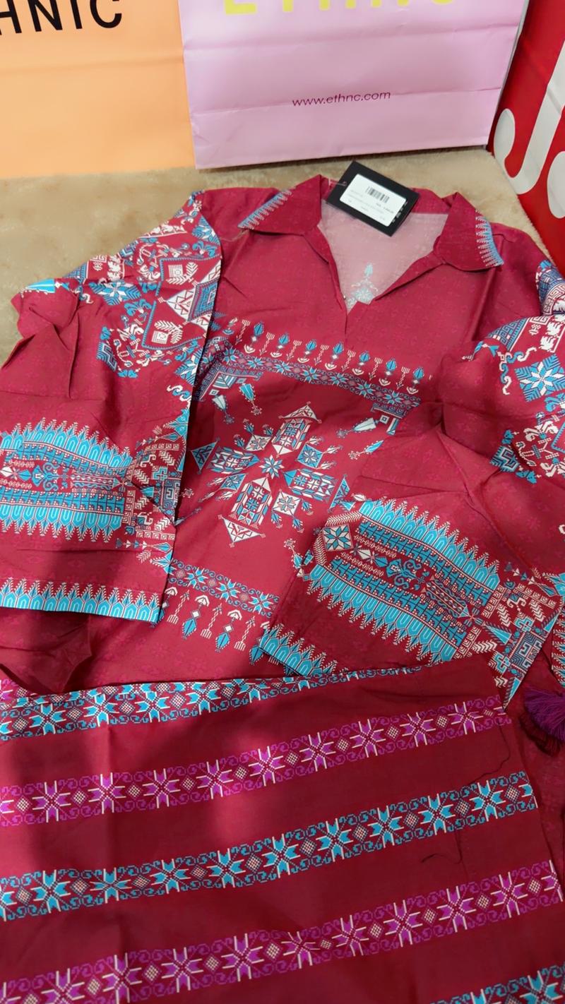 Red cord lawn 2pc