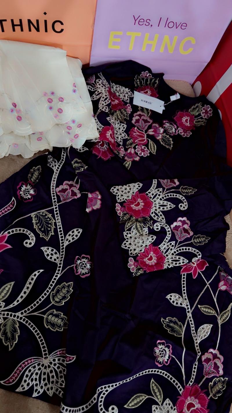 8950purole 2pc fresh ethnic lawn summer