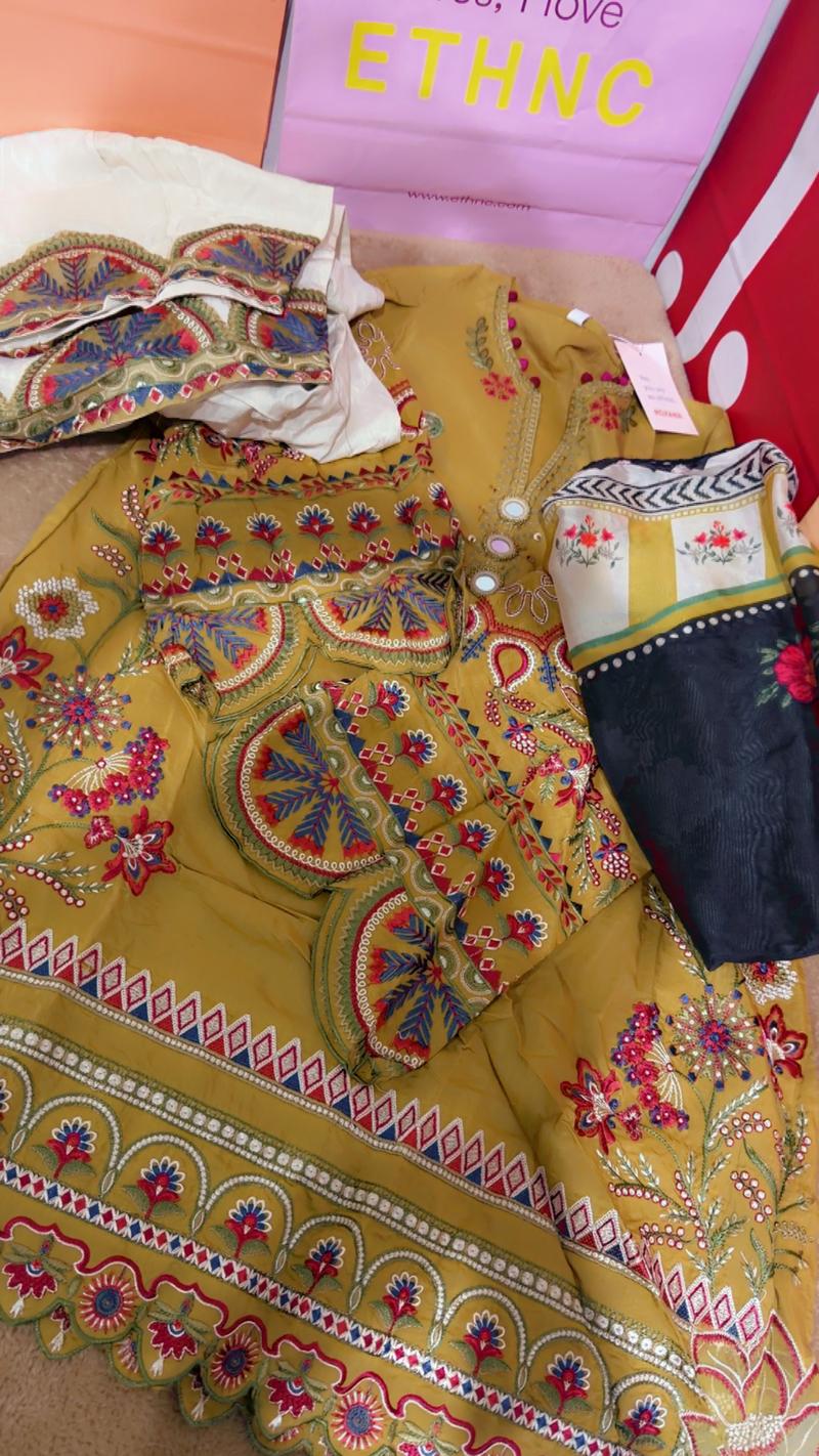 14500 Ethnc bc embroidery 3pc