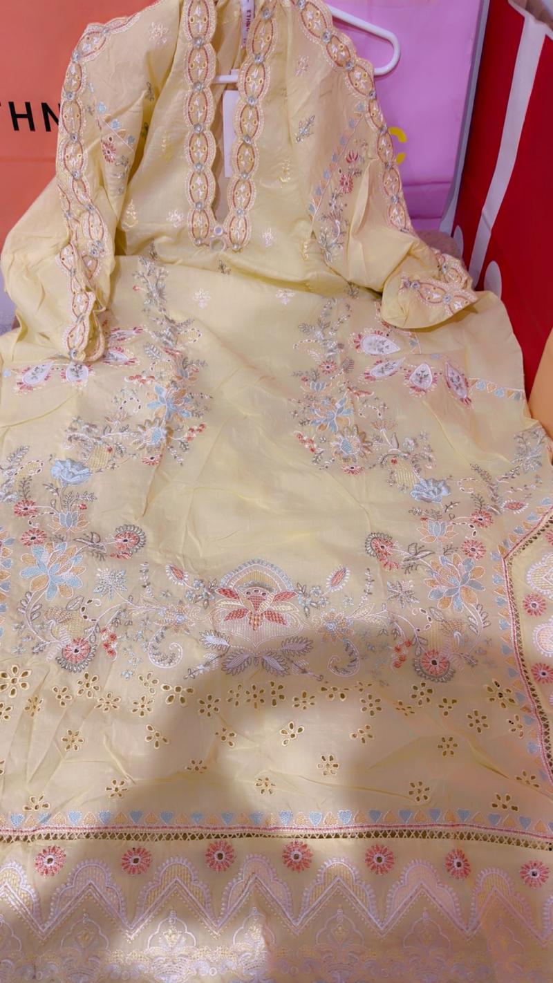 Yellow kaftan 6950