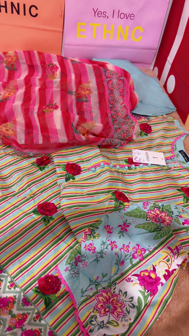 Lawn embroidery 3pc 5500 