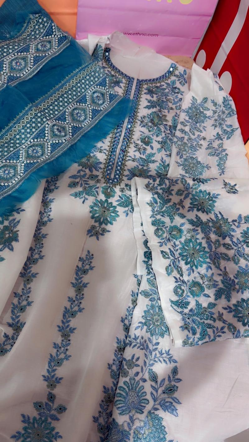 Ethnic luxury lawn unstitch 