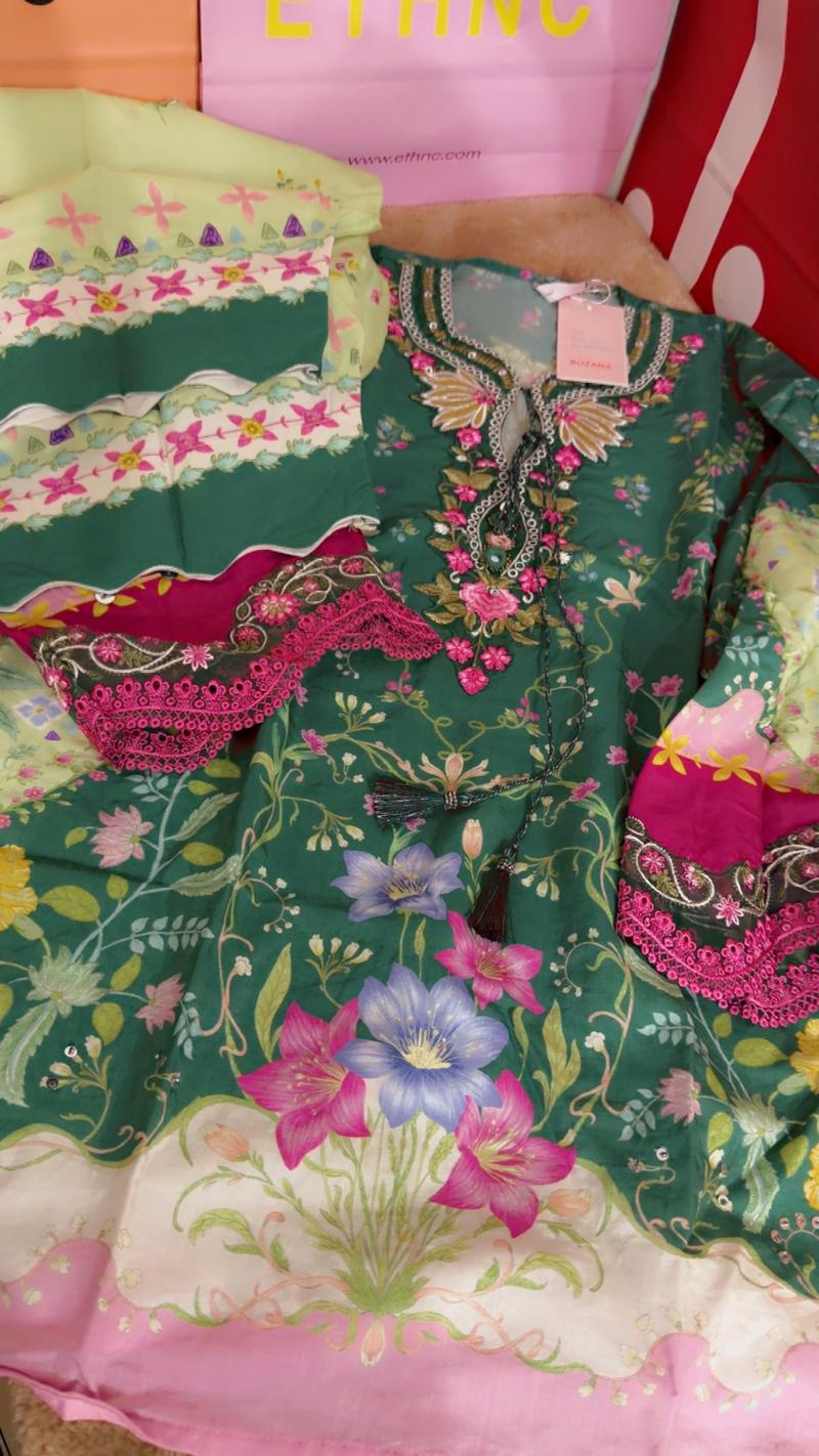 Ethnic new arrival green 8960