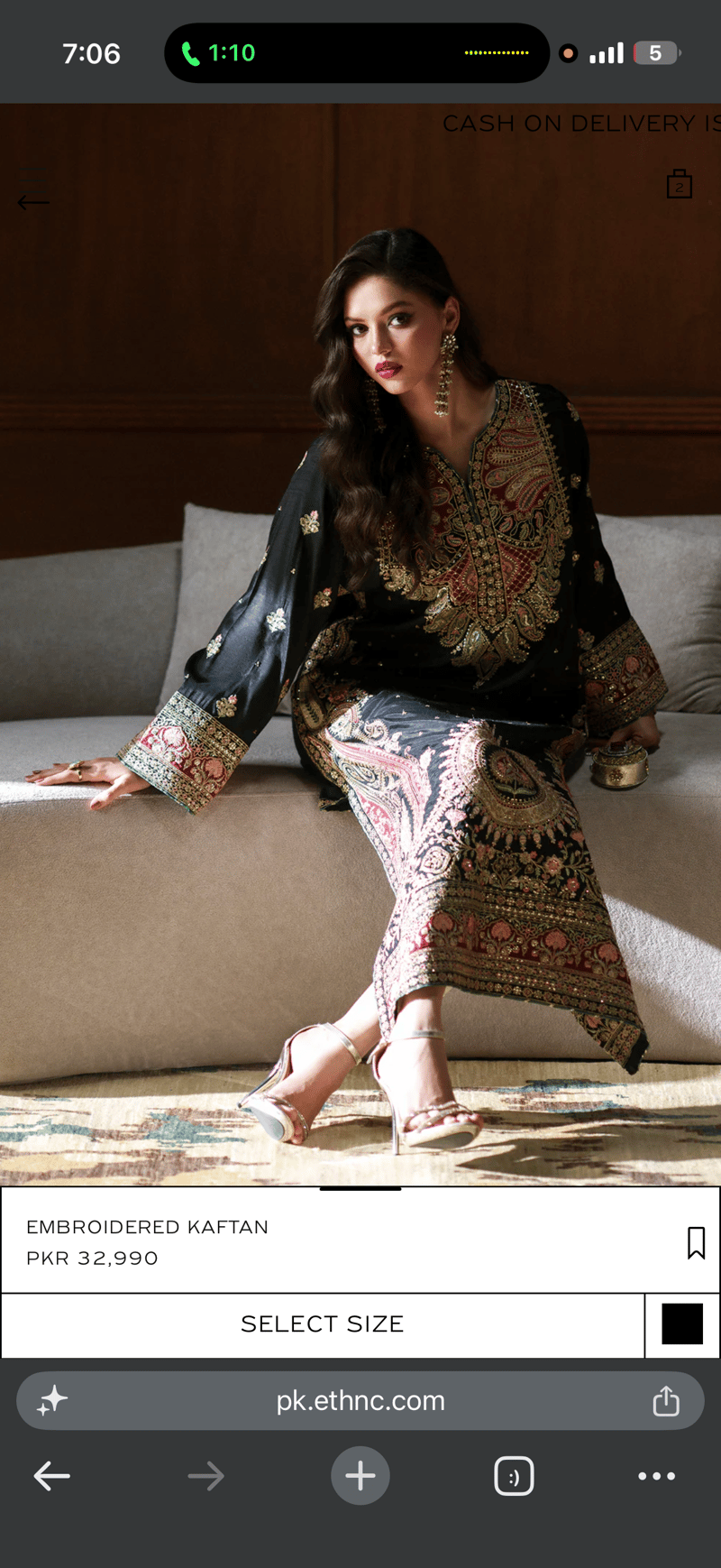 New arrival kaftan shirt 16500 1 week dispatch time 