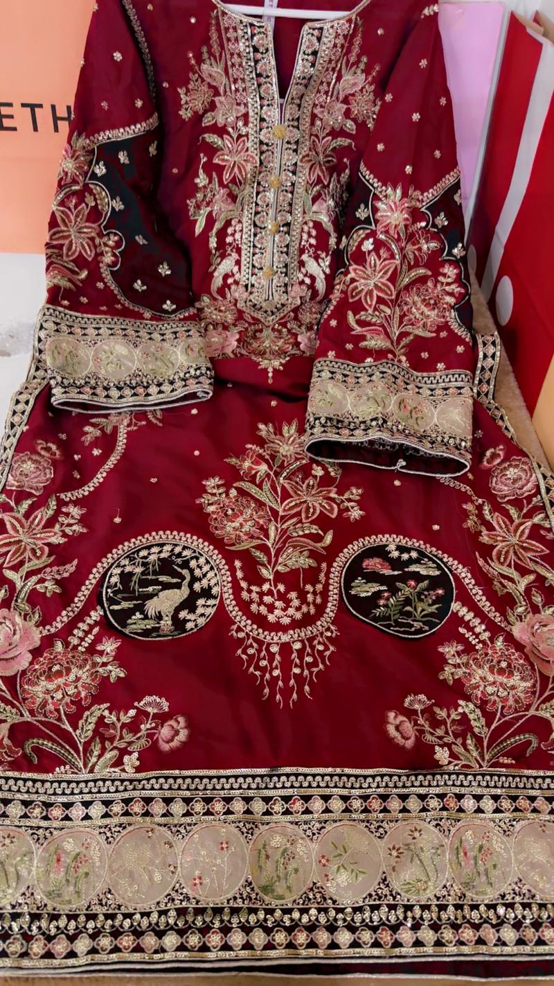 15500 Mehroon red new arrival
