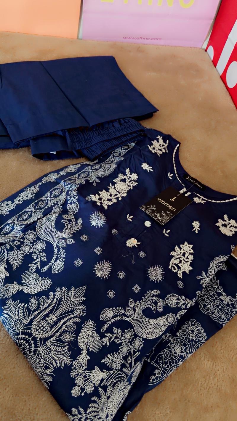 Navy blue 4500 embroidery