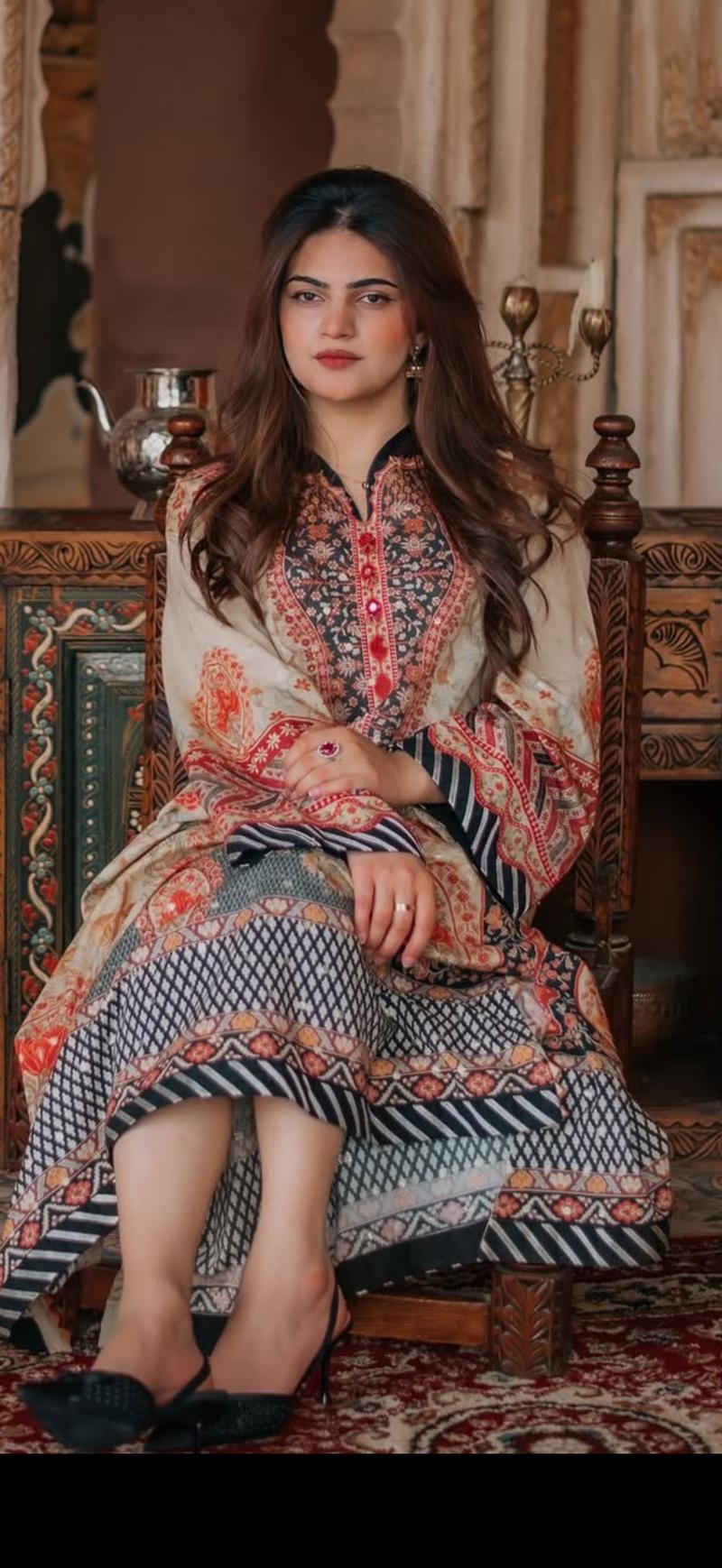 6950 Ethnc kaftan