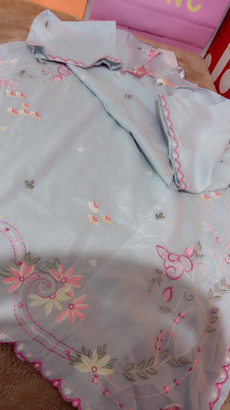 Sky Long shirt embroidered 4950snall