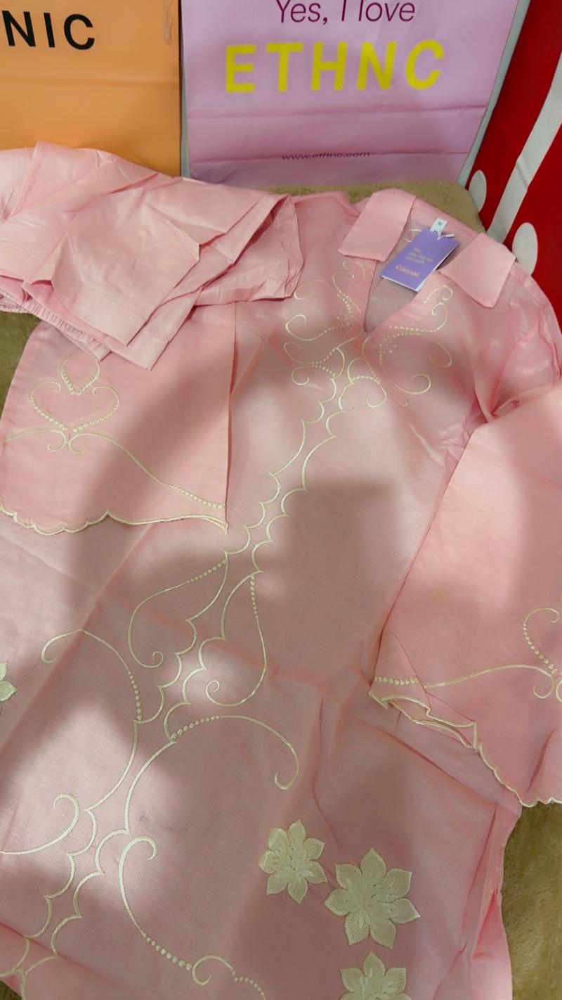 Ethnc embroidery pink 5900